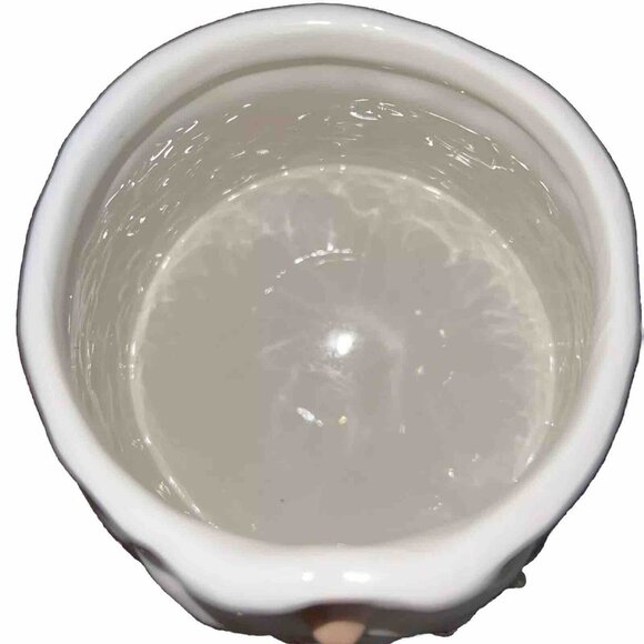 Department 56 Cookie Jar Santa Claus Frosted Pine Cones Christmas Decor - Picture 4 of 8